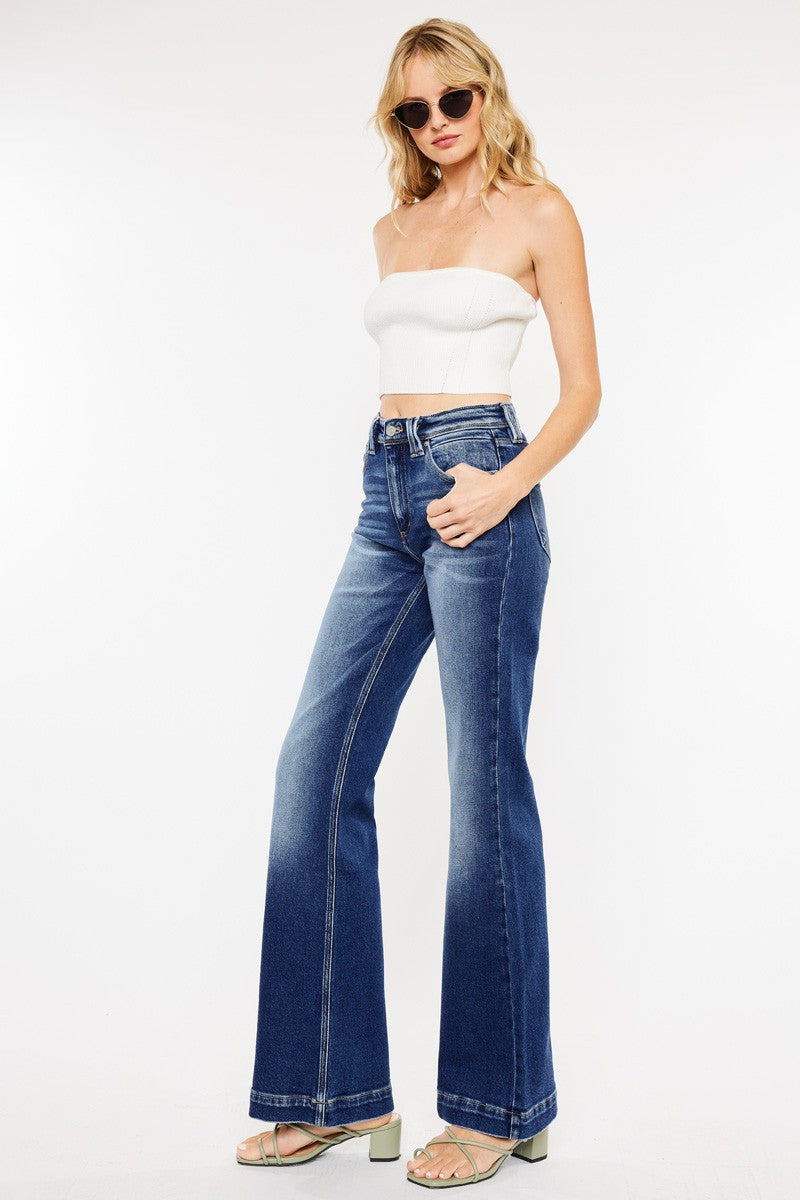 Kan can HIGH RISE HOLLY FLARE JEANS