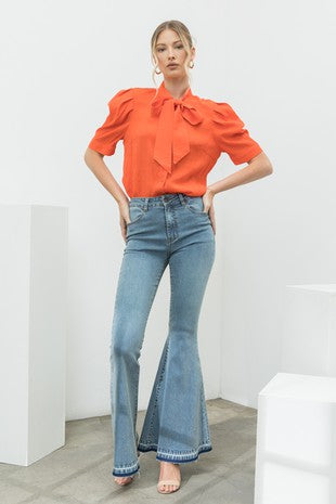 Stretch Vintage Flare Denim Annina Jeans Arron and Amber