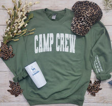 Load image into Gallery viewer, Camp Crew Fleece Unisex Crewneck Sweatshirt
